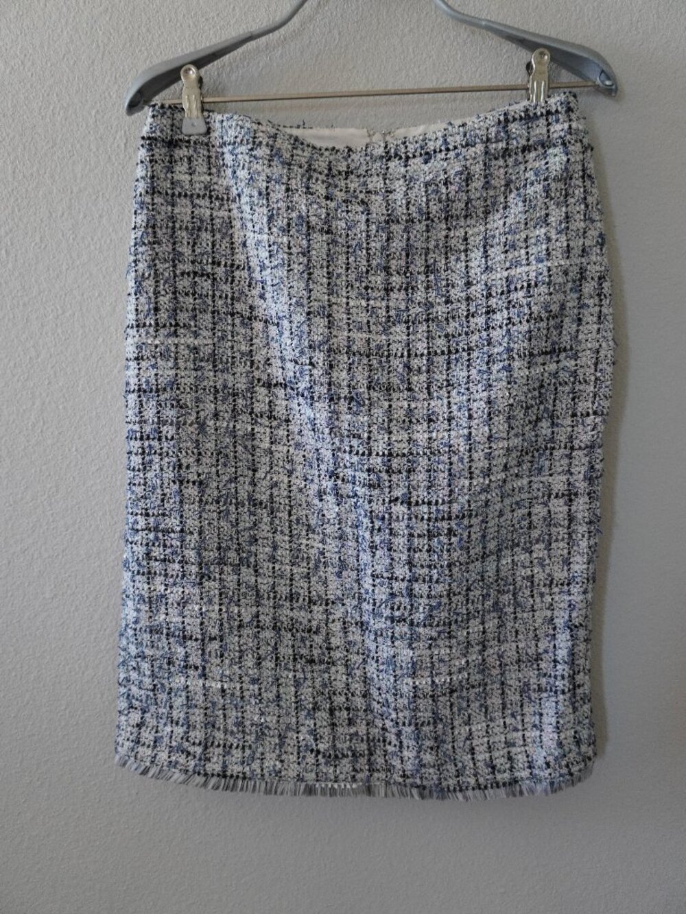 Ann Taylor High Waisted Tweed Pencil Skirt
